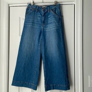 Madewell wide leg crop